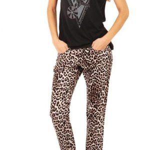 Rag & Bone leopard print boyfriend jeans